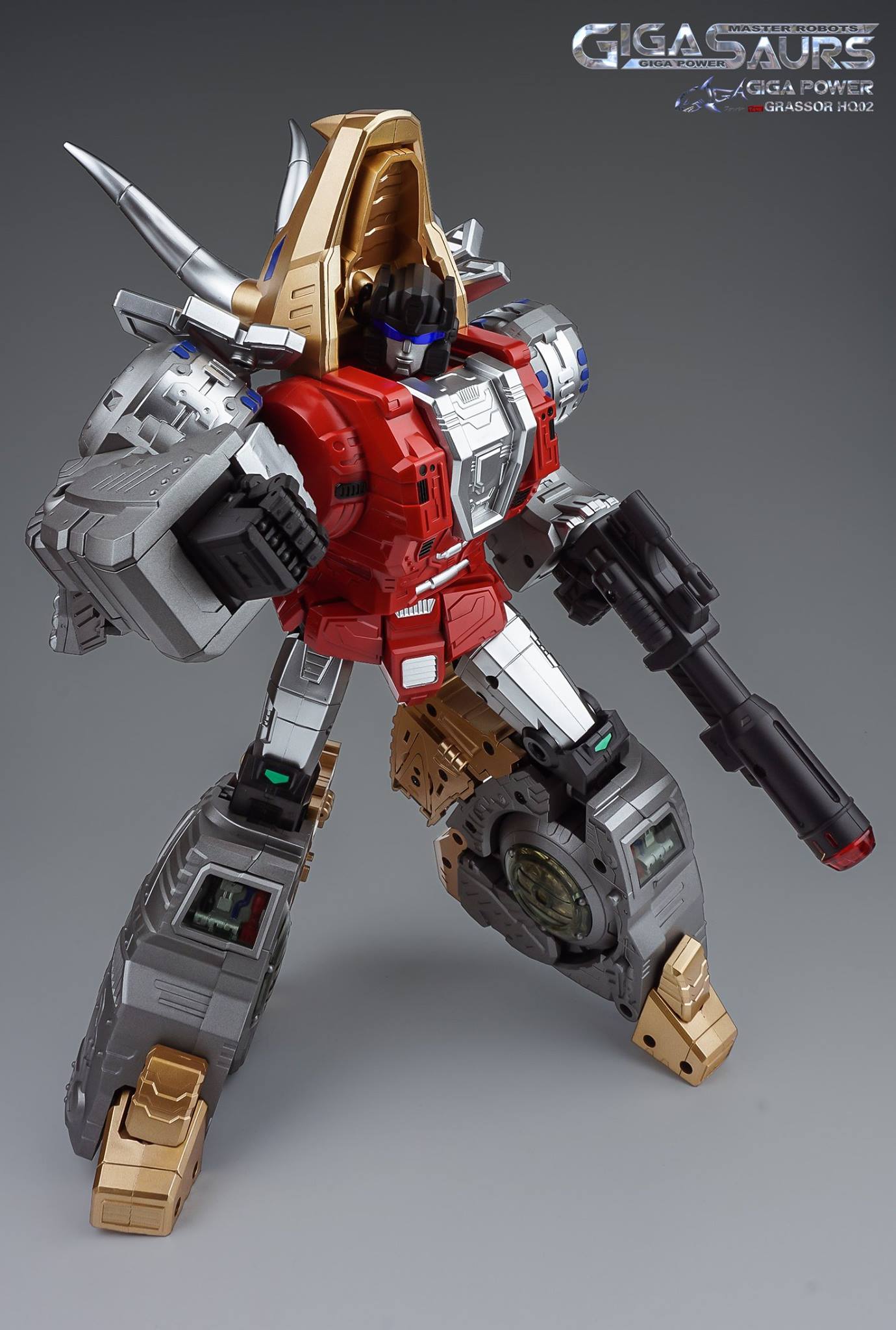 Transformers Toy Gigapower GP HQ02 HQ-02 Grassor Slag Robots Metallic Color HOT 