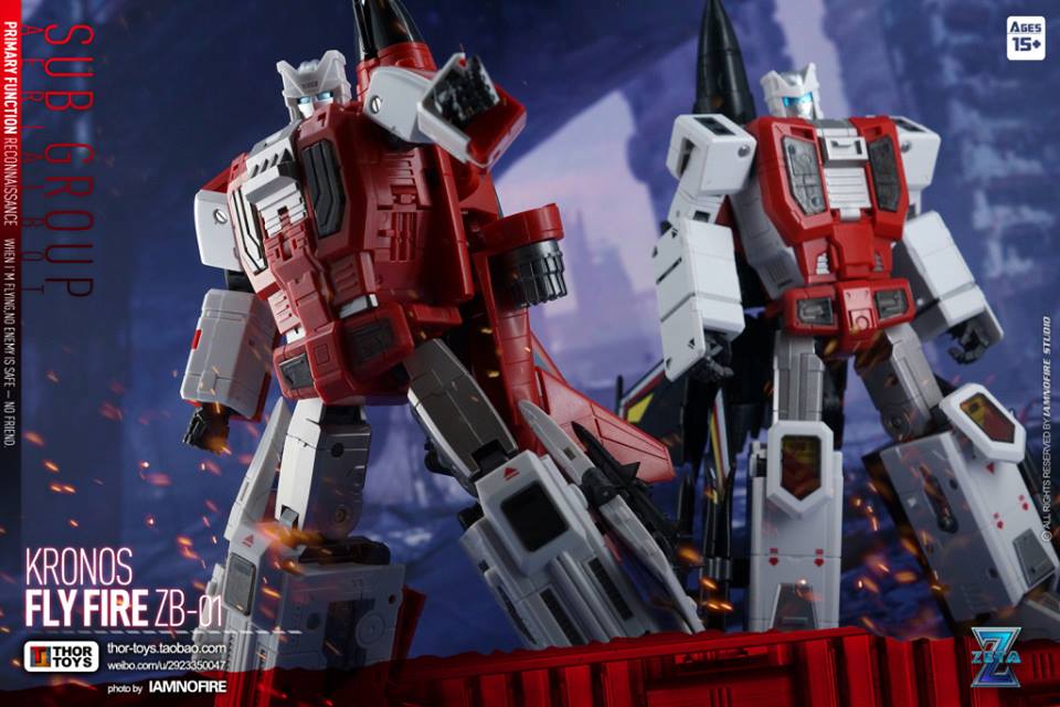 New Transformers Zeta Toys ZB-01 Kronos Fly Fire Figure In Stock 