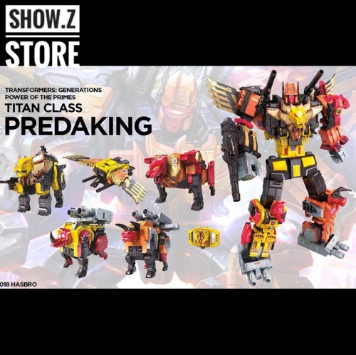 Hasbro POTP Titan Class Predaking Feral Rex Set of 5 Figures