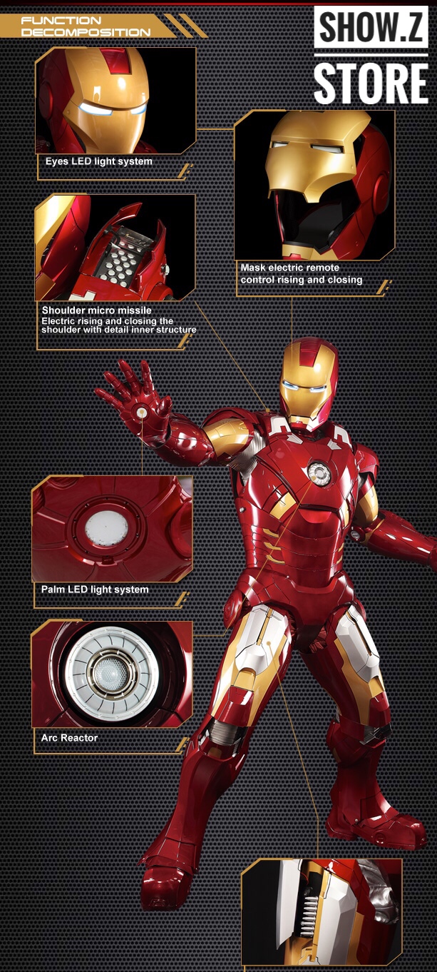 Killerbody 1:1 Iron Man MK7 Wearable 