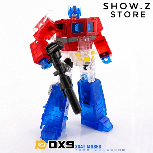 DX9 X34T Moses Optimus Prime w/ Trailer Clear Version