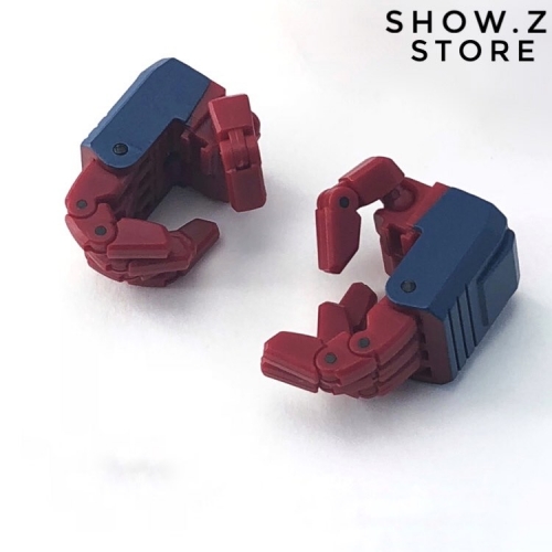 FansHobby MBA-02 MBA02 Red Articulated Hands Upgrade Set for MB-06 Power Baser Optimus Prime