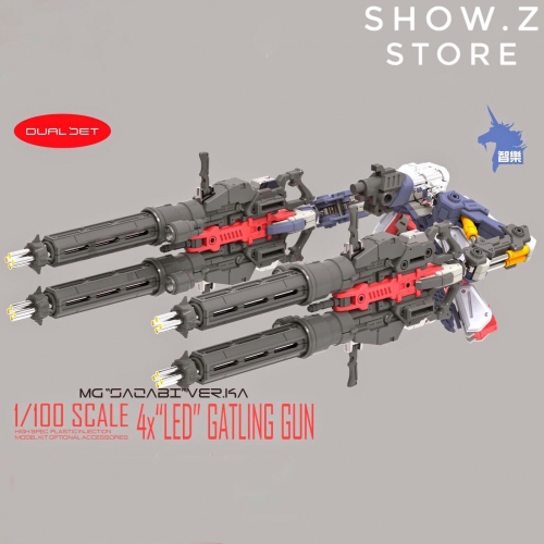 Zhile ZL MG 1/100 4X Sazabi MSN-04 Gatling Gun Add On Kit w/ LED