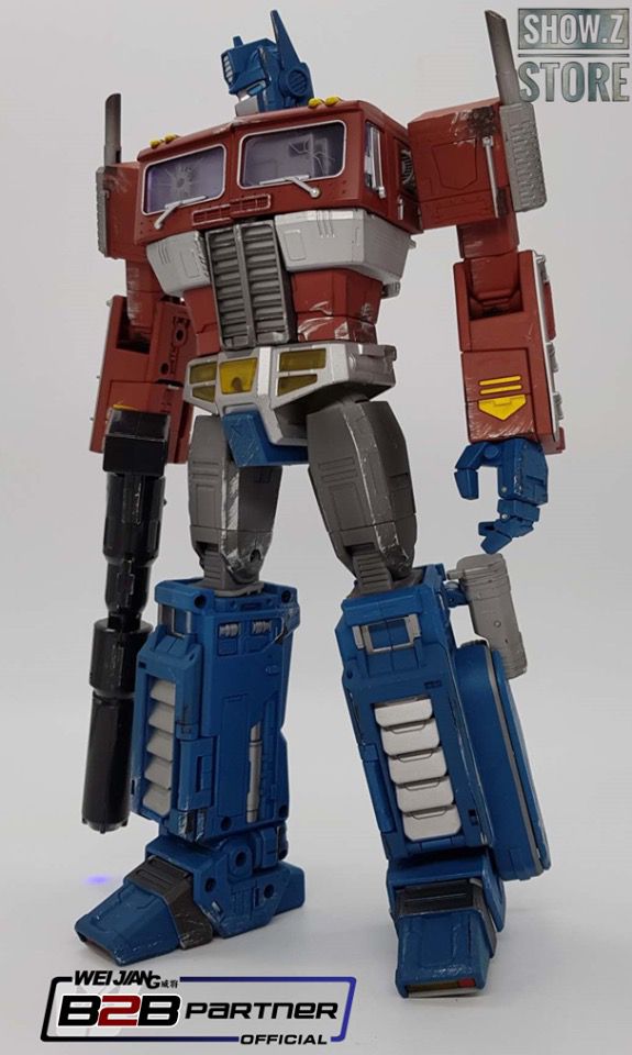 Transformers Wei Jiang Oversized G1 Optimus Prime Figure damaged effect Mpp10z 