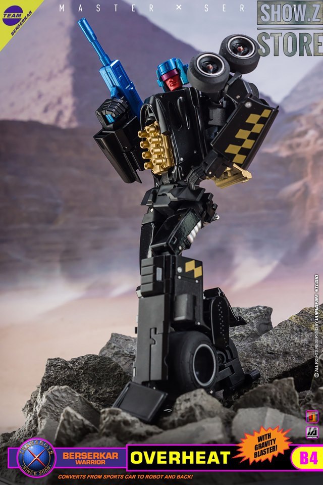 NEW X-TRANSBOTS Transformers MX-16 G2 Dragstrip Overheat Menasor Figure in Stock 