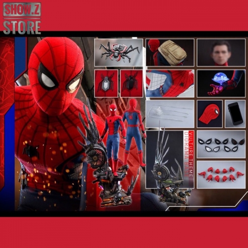 Hot Toys HotToys HT QS015 1/4 Spider-Man Homecoming Collectible Figure Deluxe Version