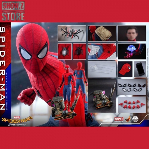 Hot Toys QS014 1/4 Spider-Man Homecoming Collectible Figure Standard Version