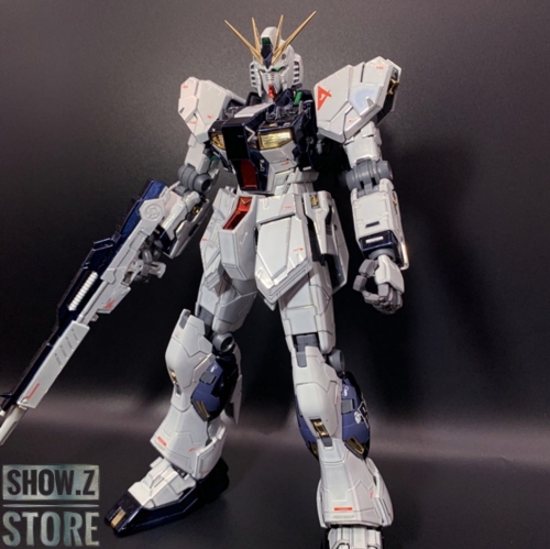 [SZ Custom] Bandai Custom MG 1/100 RX-93 Nu Gundam Ver.Ka w/ Custom Electroplated Chrome Painting