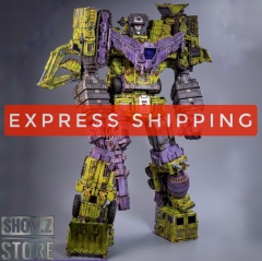 [Express Shipping] ToyWorld TW-C07G Constructor Devastator Old Green Battle Damage Version Set of 6