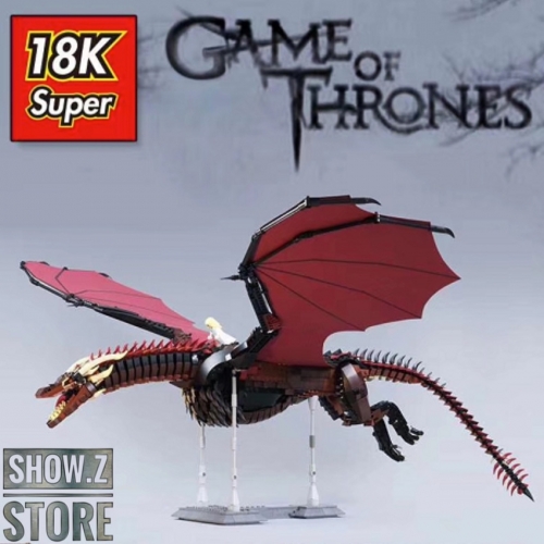 Super 18K MOC Drogon Game of Thrones