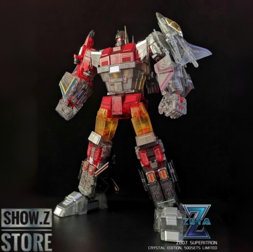 Zeta Toys ZB-07 Superitron Superion Clear Version Giftbox Set of 6