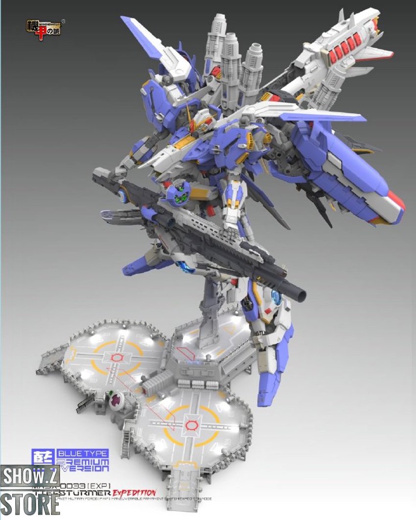 Pre-Order Blue Mechanicore 1/72 MASX-0033 Tief-Sturmer Gundam Ex-S plastic kit