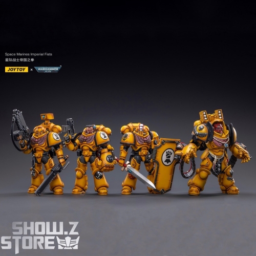 JoyToy Source 1/18 Warhammer 40K Imperial Fists Intercessors Squad Set of 4