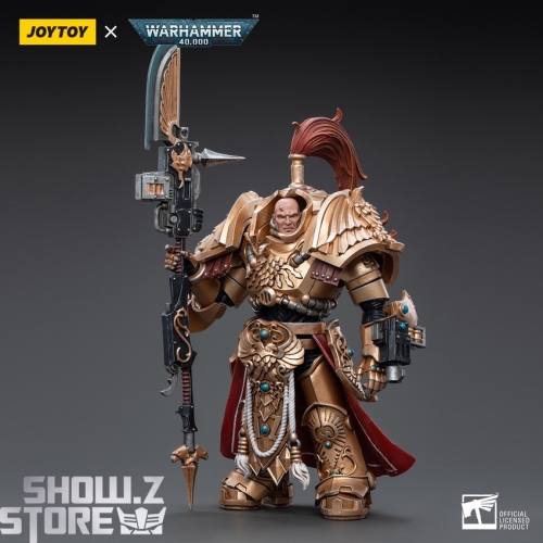 JoyToy Source 1/18 Warhammer 40K Adeptus Custodes Shield-Captain in Allarus Terminator Armour Hydon Seronis