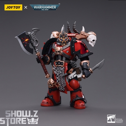 JoyToy Source 1/18 Warhammer 40K Chaos Space Marines Red Corsairs Exalted Champion Gotor the Blade