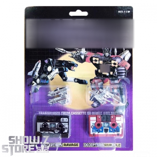 4th Party Transformers G1 Mini-Cassettes: Ravage & Rumble