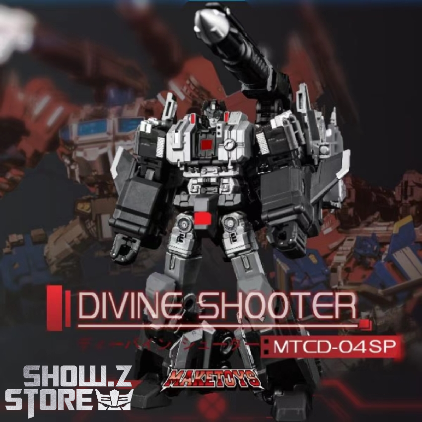 Maketoys MTCD-04SP Divine Shooter Super Ginrai Optimus Prime Dark Version