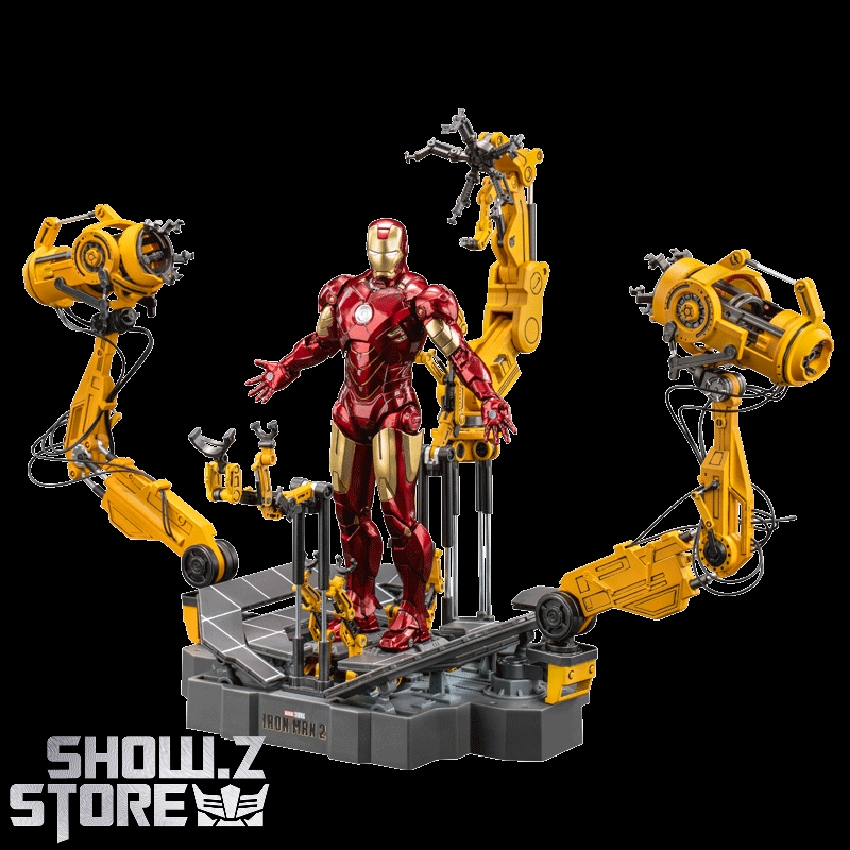 [Coming Soon] ZT Toys 1/10 Iron Man Mark 4 w/ Suit-Up Gantry Action Figure Set