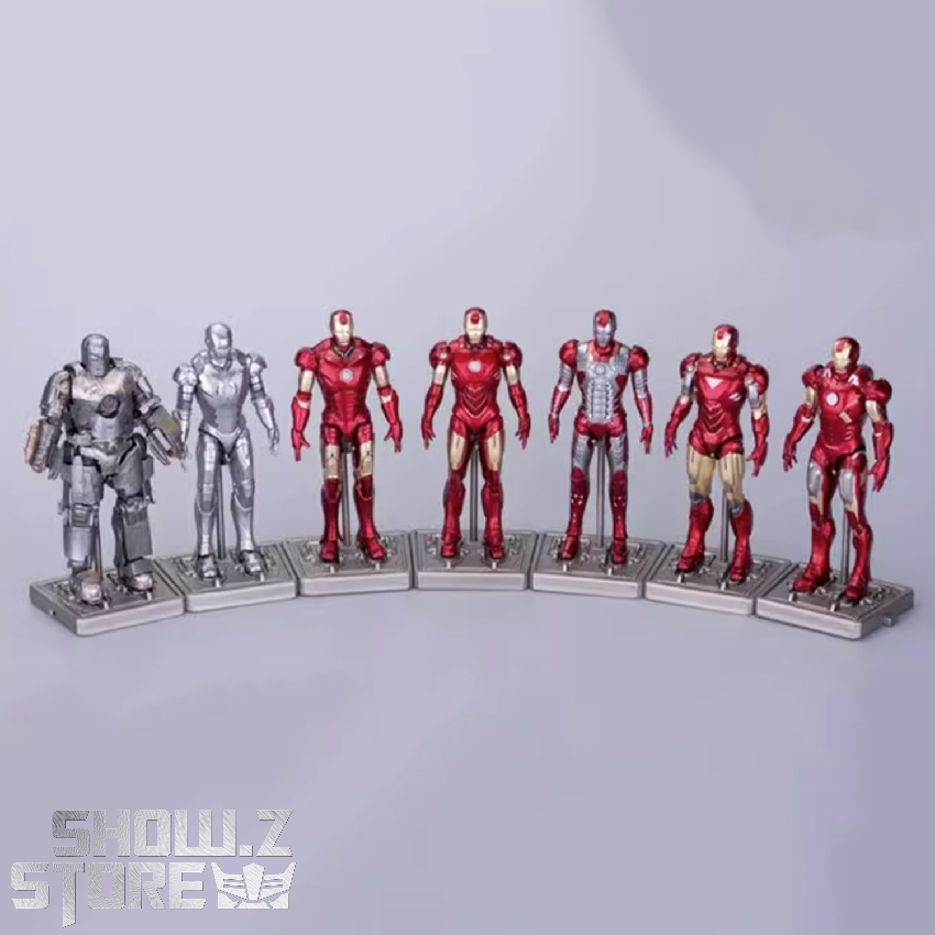 ZT Toys Marvel Licensed 1/20 Iron Man Hall of Armor Full Set