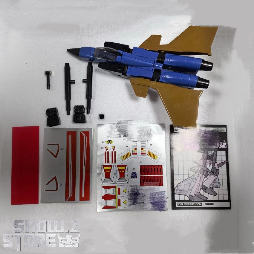 4th Party Transformers G1 Decepticon Jets: Dirge