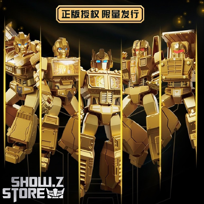 Bloks Transformers The Golden Lagoon Anniversary Version Set of 5 Model Kit