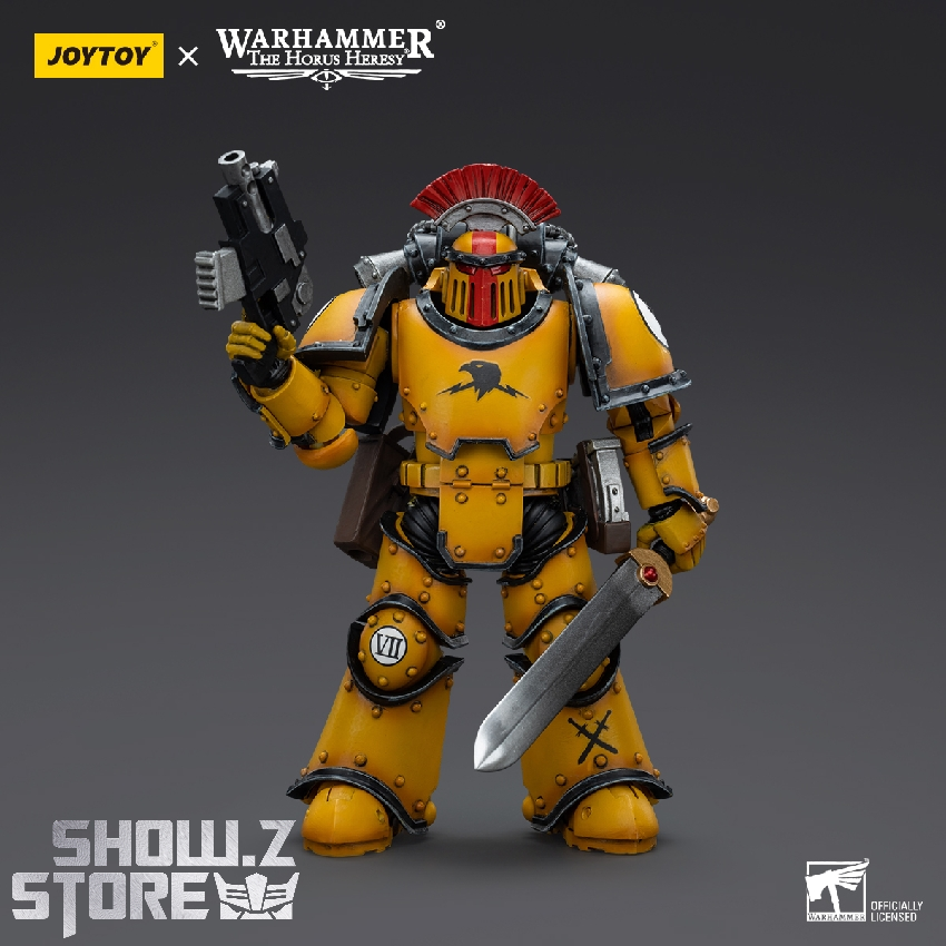 [Pre-Order] JoyToy Source 1/18 Warhammer 40K Imperial Fists Legion MkIII Tactical Squad Sergeant with Power Sword