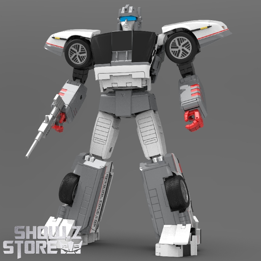 [Pre-Order] X-Transbots MX-26W Bond & James Punch & CounterPunch Indiana Track White Version
