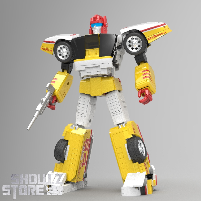 [Pre-Order] X-Transbots MX-26Y Bond & James Punch & CounterPunch Indiana Track Yellow Version