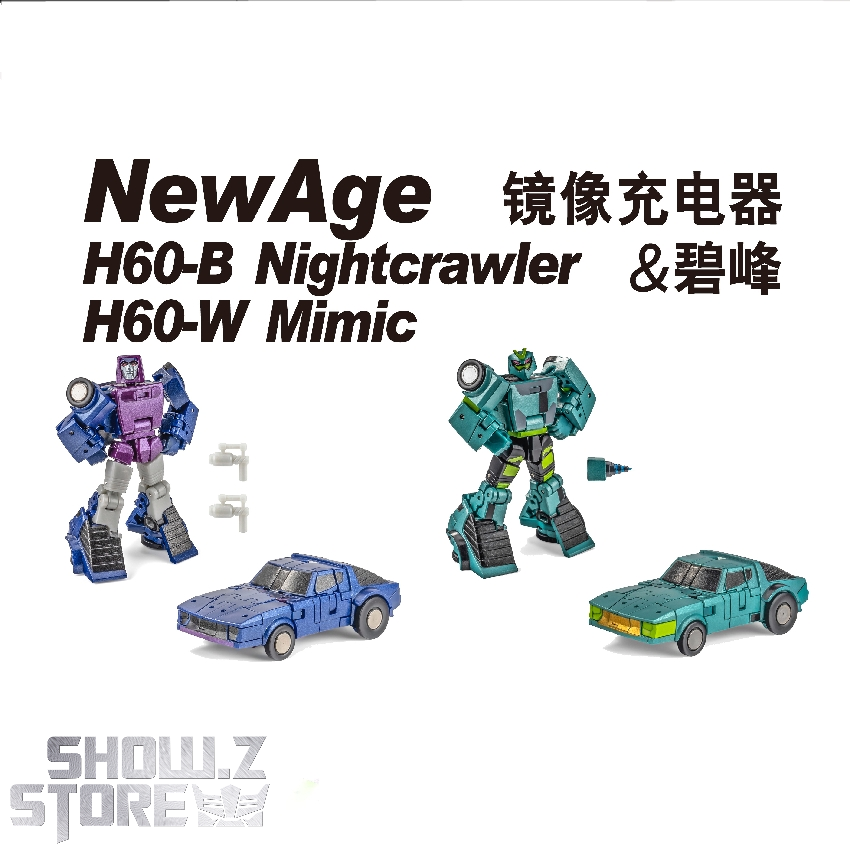 [Pre-Order] NewAge H60B Nightcrawler Windcharger & H60W Mimic Waspinator Set of 2
