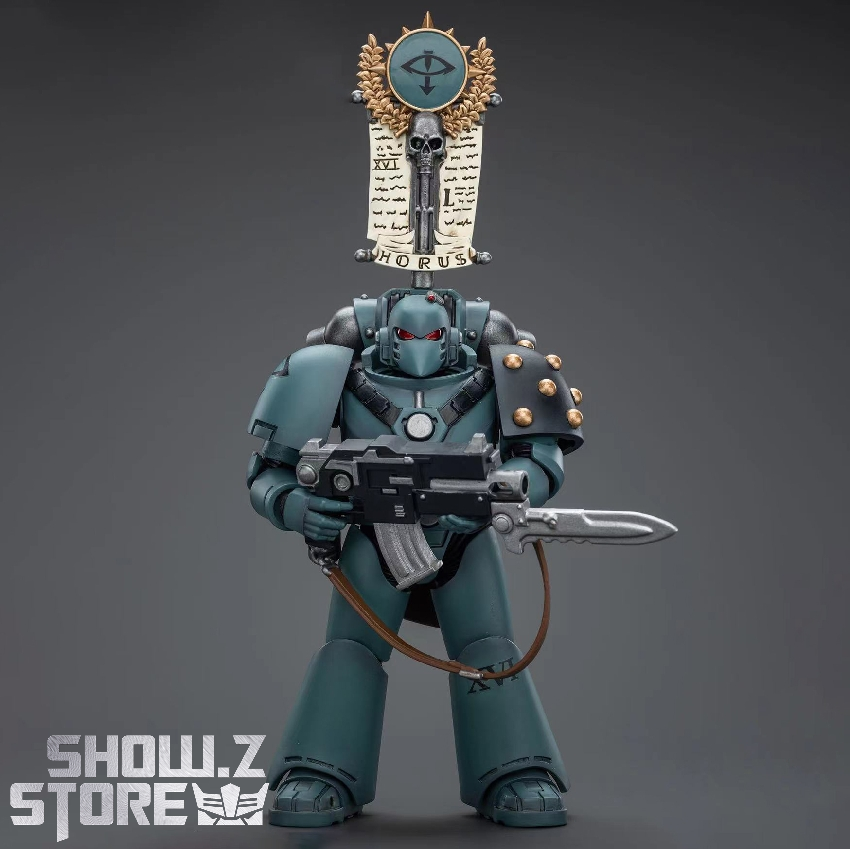 [Pre-Order] JoyToy Source 1/18 Warhammer The Horus Heresy Sons of Horus MKVI Tactical Squad Legionary with Legion Vexilla