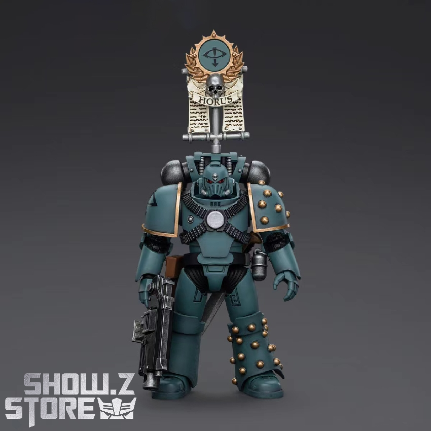 [Pre-Order] JoyToy Source 1/18 Warhammer The Horus Heresy Sons of Horus MKIV Tactical Squad Legionary with Legion Vexilla