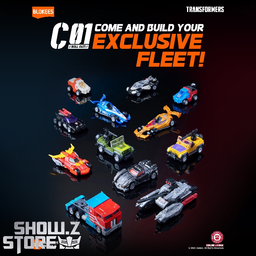 Blokees 1/64 Wheels Transformers C01 Roll Out Set | ShowZStore.com