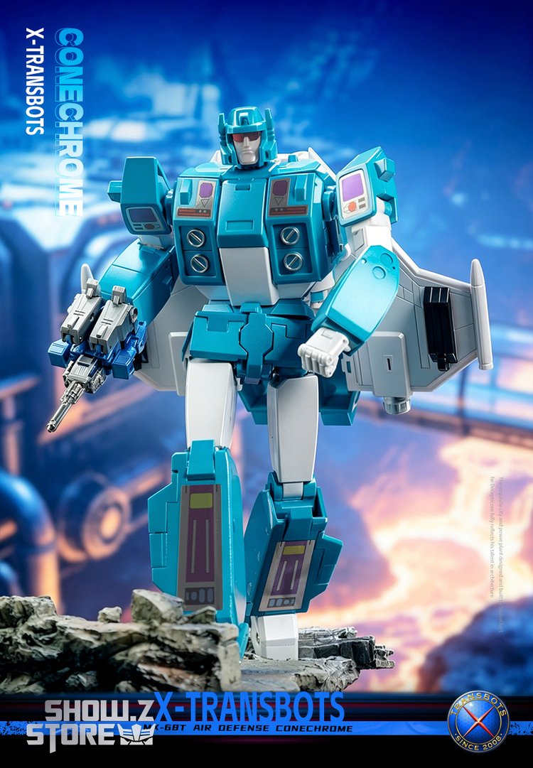 XTransbots MX-68T Conechrome Slugslinger & Firehole Caliburst