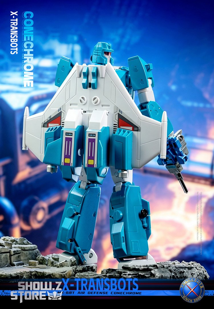 XTransbots MX-68T Conechrome Slugslinger & Firehole Caliburst