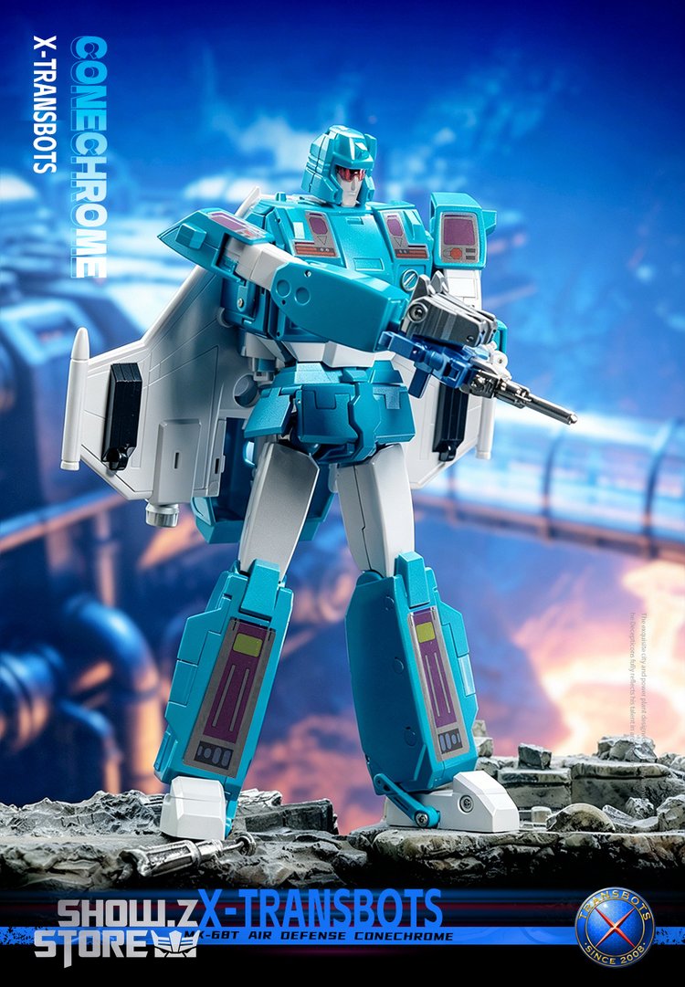 XTransbots MX-68T Conechrome Slugslinger & Firehole Caliburst